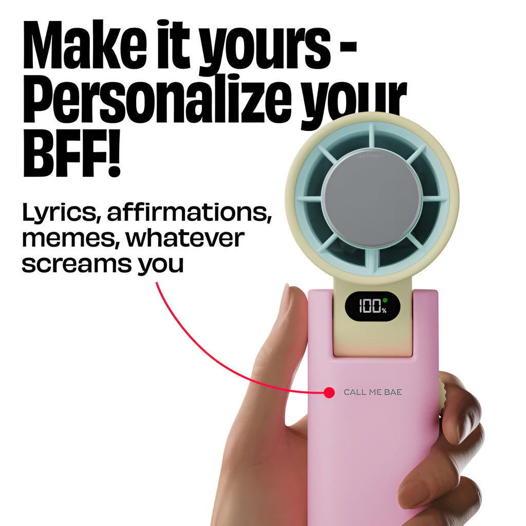 NUUK BFF | Personal Hand Fan with IceTouch™