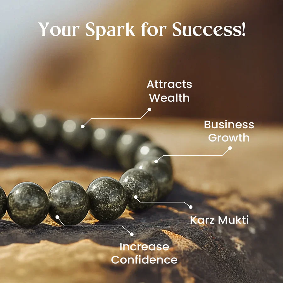 Raw Pyrite Bracelet (Money Magnet)