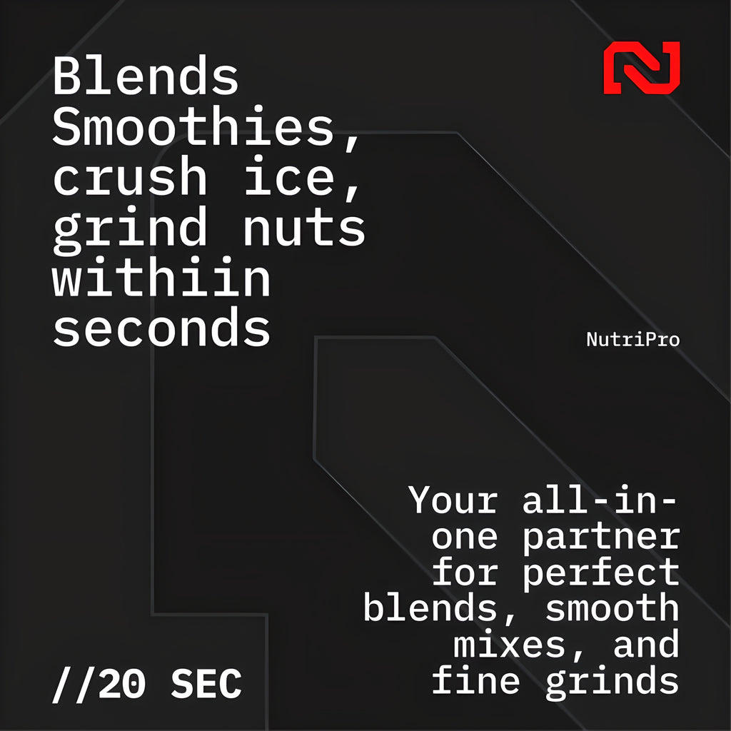 NutriPro Juicer Mixer Grinder - Smoothie Maker - 500 Watts (3 Jars & 2 Blade) - 2 Year Warranty