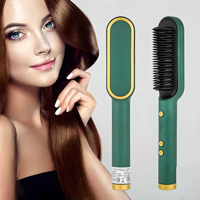 Professional Electric Hair Straightener Comb Brush - Trendify