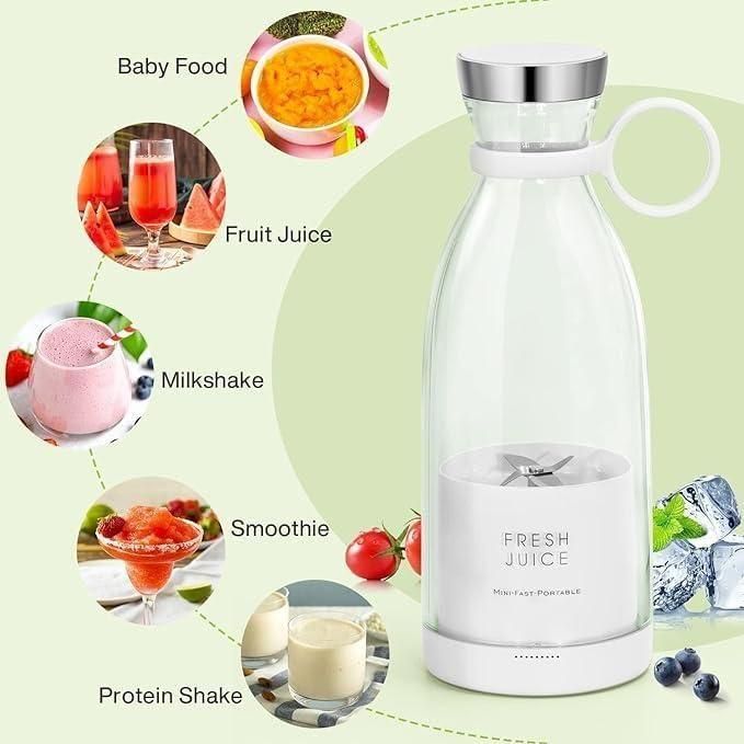 Portable Mini Juice Blender USB Rechargeable Mixer Juicer - Trendify