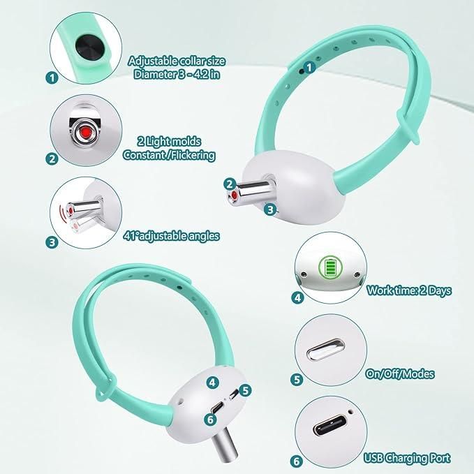 Pet Laser Collar Self Teasing Toy - Trendify