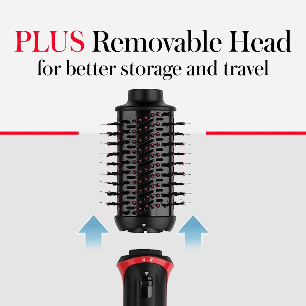 REVLON One Step Volumizer PLUS Hair Dryer and Styler - More Volume, Less Damage, and More Styling Control for Easy and Fast Salon-Style Blowouts, Plus Travel Friendly (Black) - Trendify