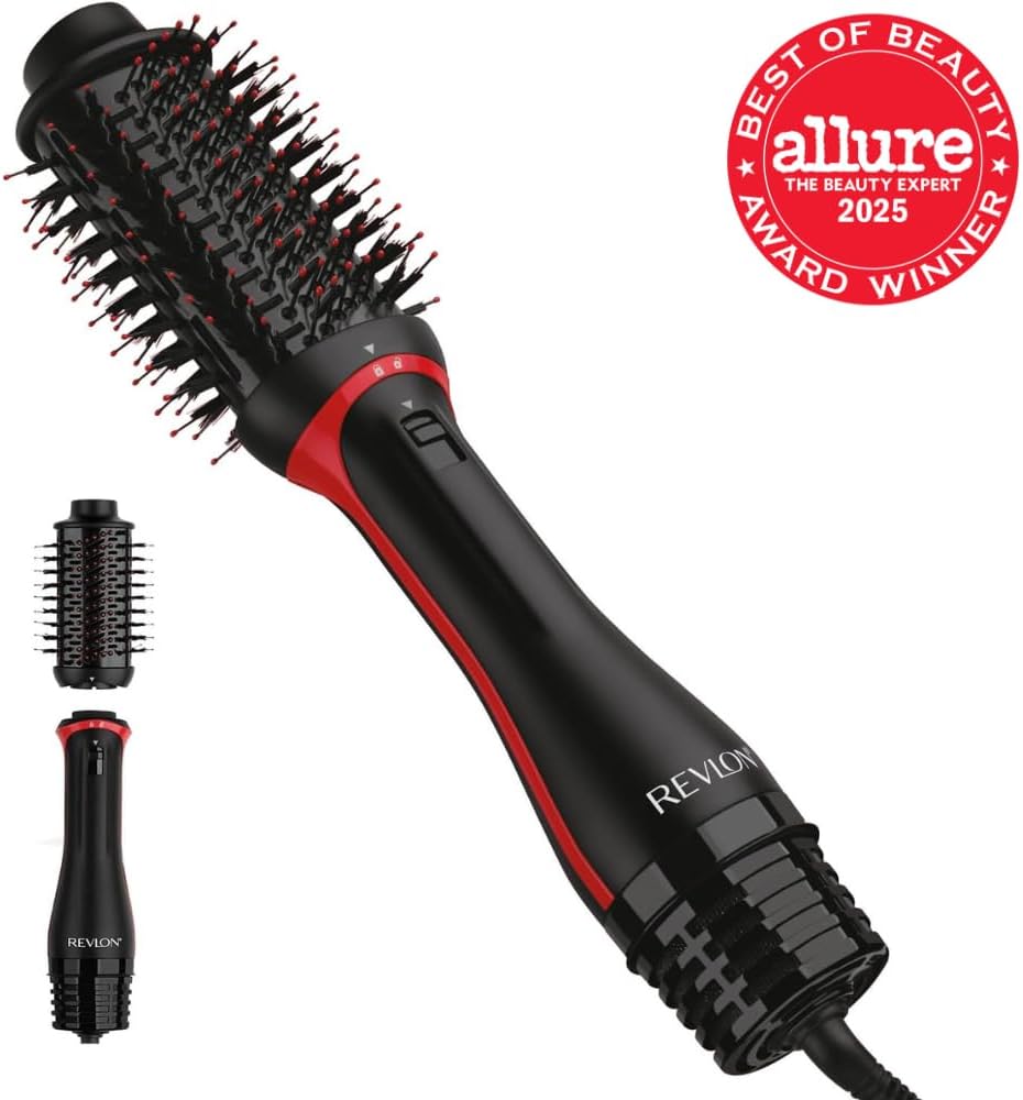 REVLON One Step Volumizer PLUS Hair Dryer and Styler - More Volume, Less Damage, and More Styling Control for Easy and Fast Salon-Style Blowouts, Plus Travel Friendly (Black) - Trendify