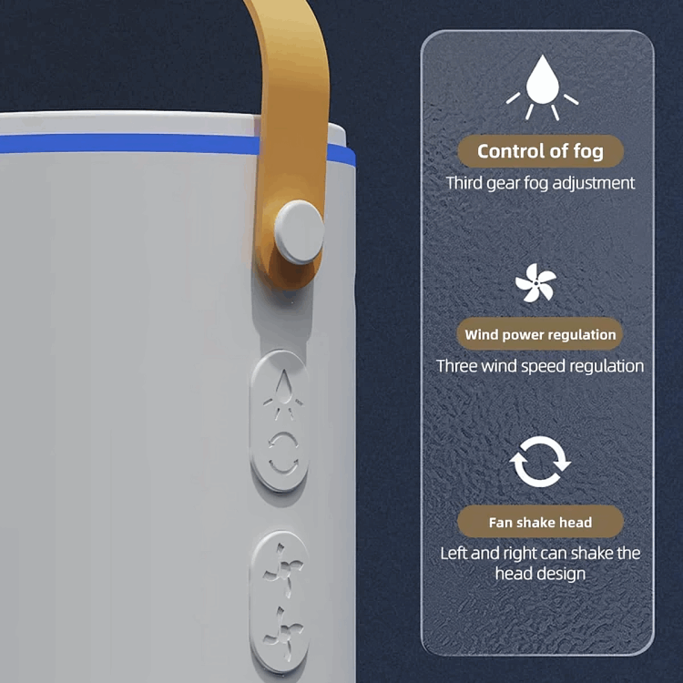 Portable Mini AC Air Cooler / Dual Spray Fan