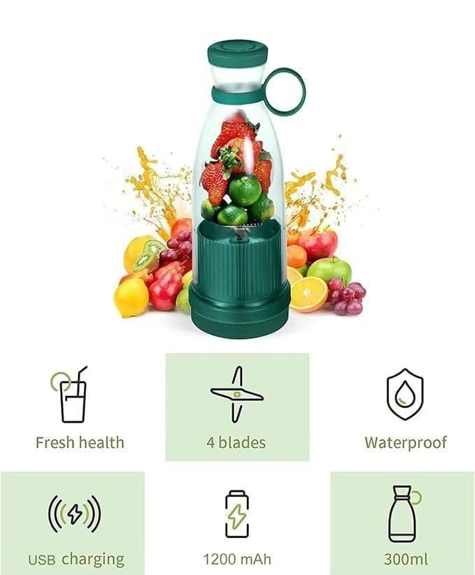 Portable Mini Juice Blender USB Rechargeable Mixer Juicer - Trendify