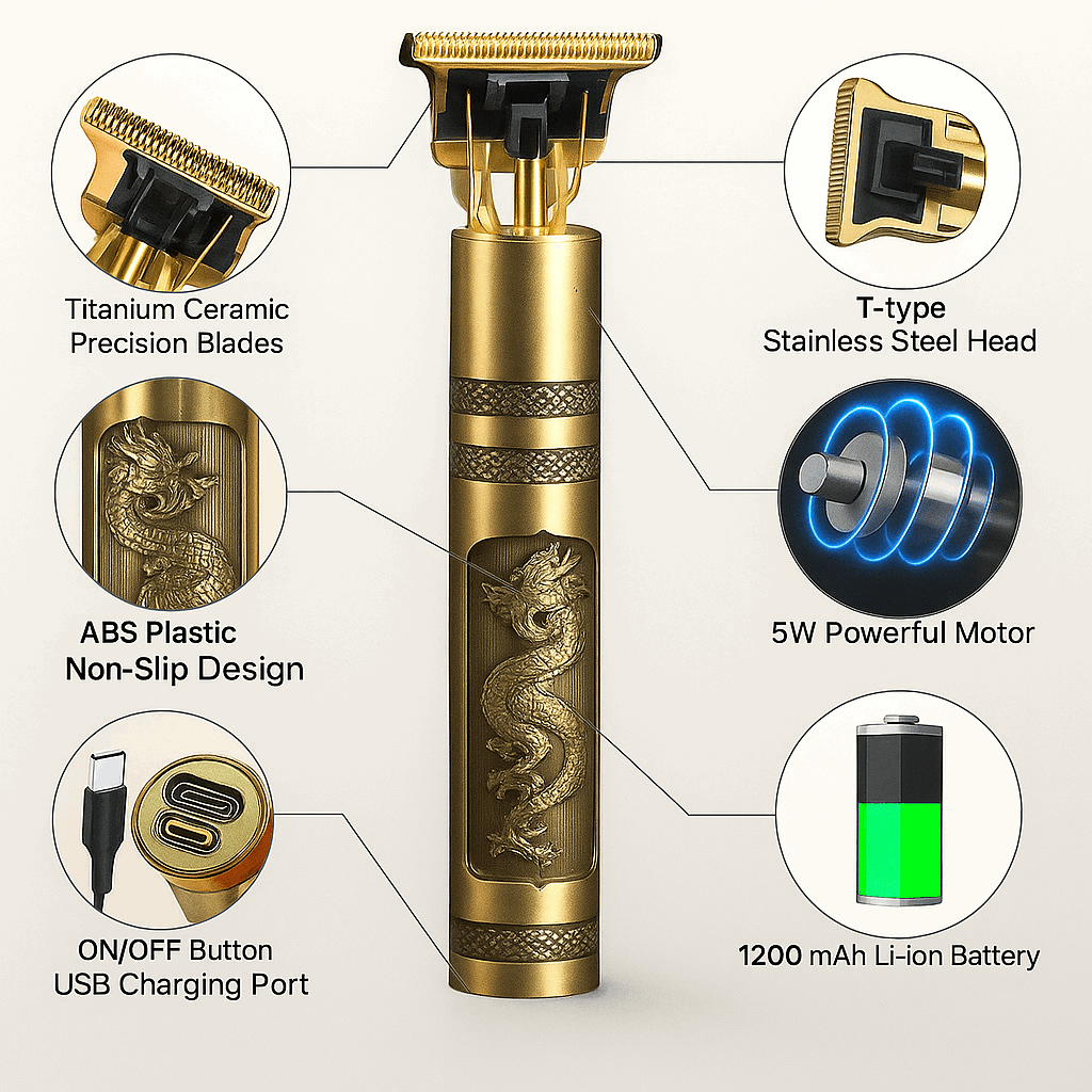 Vintage T9 Professional Hair Trimmer