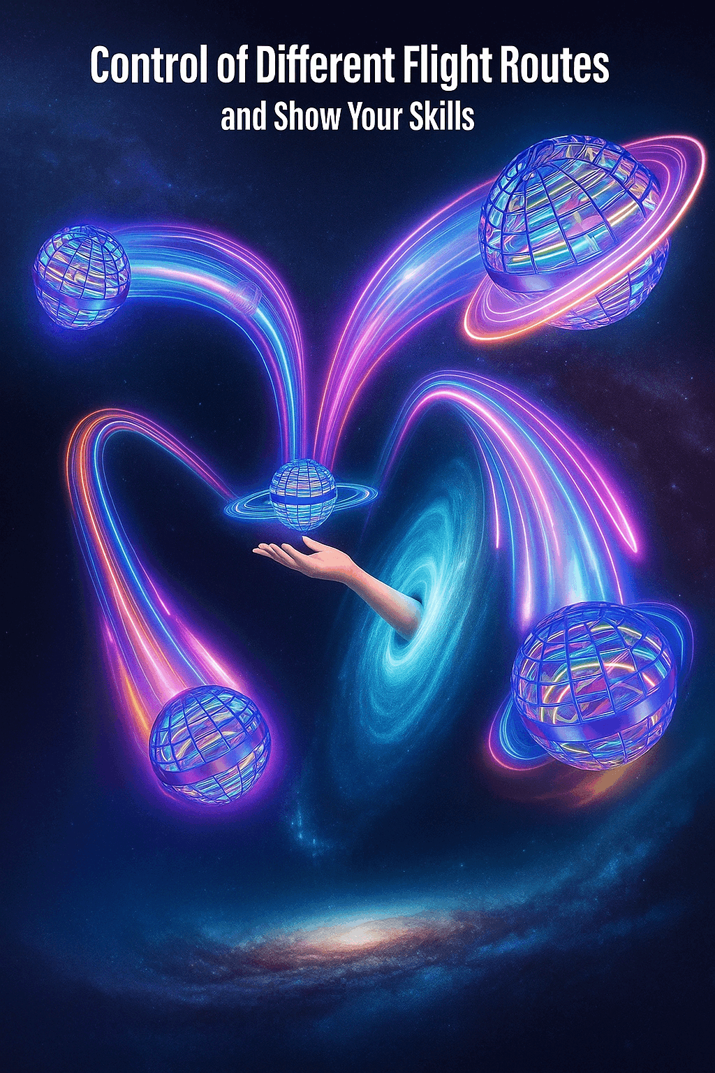 Flying Spinner Ball - Flying Boomerang Mini Pro Spinner Ball