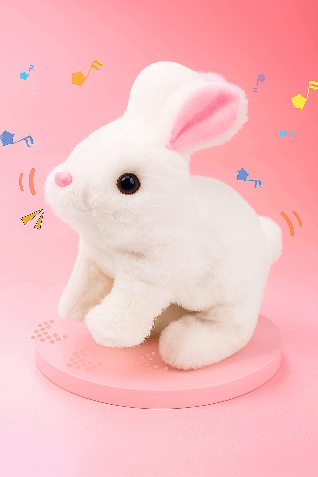 🐰Interactive Electric Bunny Toy – Soft Walking & Singing Rabbit with Cute Ears