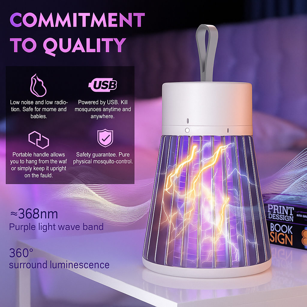 GlowGuard™ 360° Electric Mosquito Killer Lamp