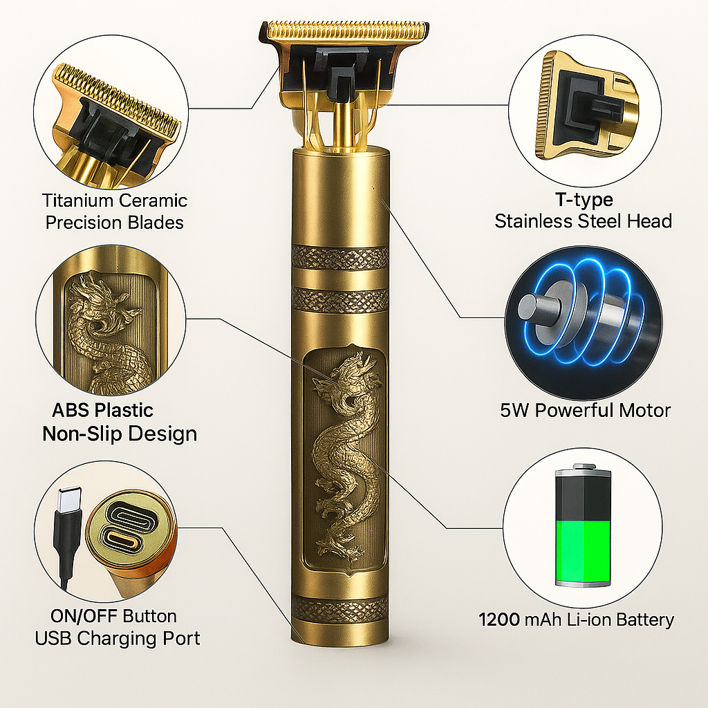 Vintage T9 Professional Hair Trimmer