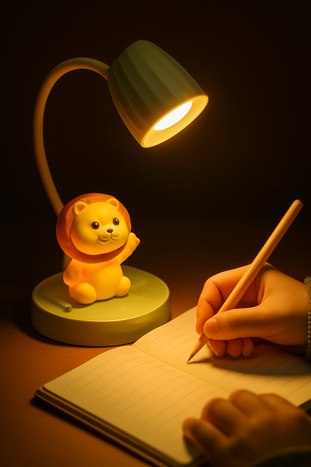 🦁 LumiLion™ – The Smart Kids’ Desk Lamp & Mobile Stand