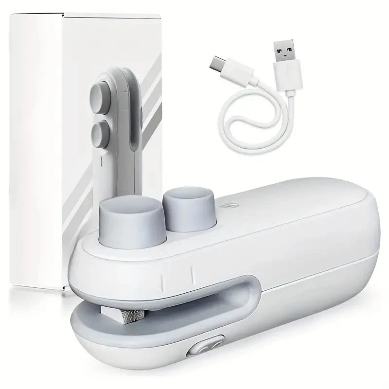 Mini Heat Bag Sealing Machine - Package Sealer, Bags, Plastic Food Sealer, Clip Bag Handheld Sealer, Food Packaging Heat Sealer