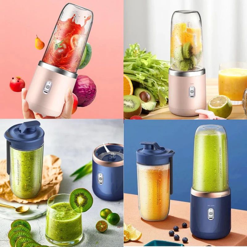 6 Blade USB Portable Juicer Blender with Shaker Bottle