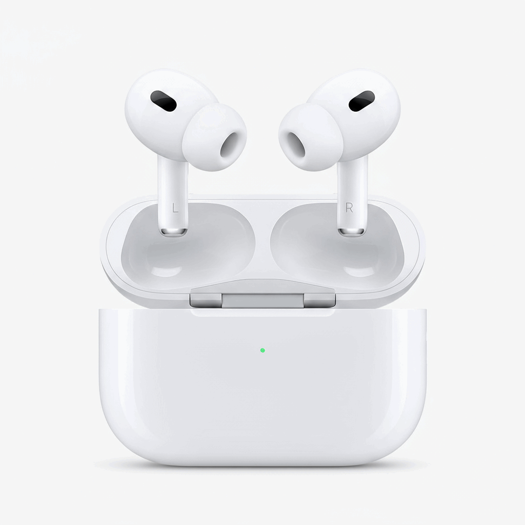 AirPods Pro (2nd generation) with MagSafe Case (USB-C) Bluetooth  (White, True Wireless) With One Year Warranty