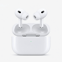 AirPods Pro (2nd generation) with MagSafe Case (USB-C) Bluetooth  (White, True Wireless) With One Year Warranty