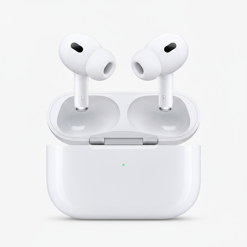 AirPods Pro (2nd generation) with MagSafe Case (USB-C) Bluetooth  (White, True Wireless) With One Year Warranty