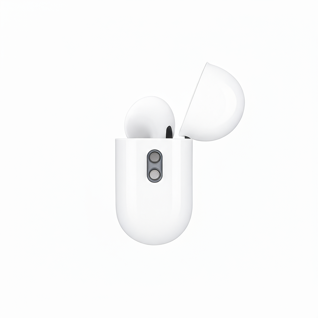 AirPods Pro (2nd generation) with MagSafe Case (USB-C) Bluetooth  (White, True Wireless) With One Year Warranty